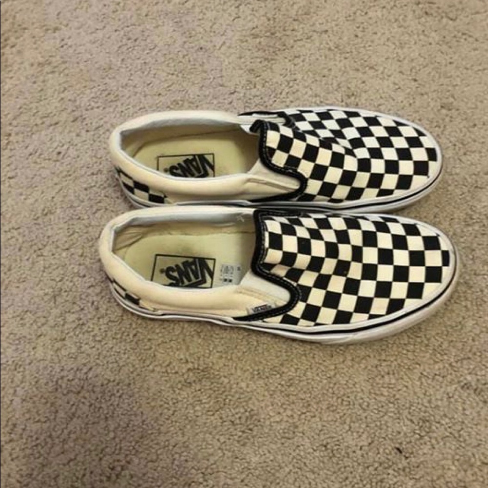 checkered vans